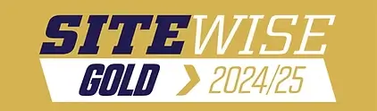 SiteWise Gold status awarded to Bathroom Renovations Tauranga for 2026/25.
