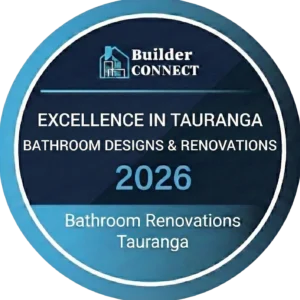 Excellence in Tauranga Bathroom Designs and Renovations 2026 awarded to Bathroom Renovations Tauranga
