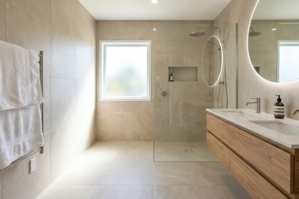 Modern bathroom interior showcasing quality craftsmanship from the best Bathroom Renovations Tauranga company.