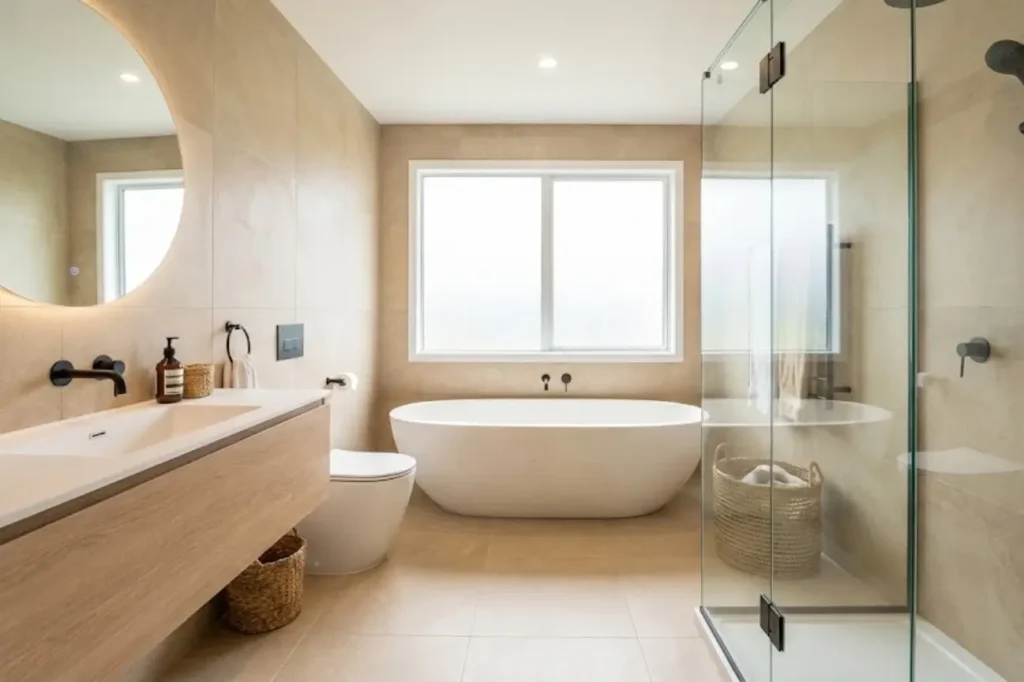 Budget Bathrooms by Bathroom Renovations Tauranga showcasing an exceptional bathroom renovation tailored for Tauranga homes.